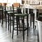 Flash Furniture Green Vinyl Seat Barstool with Natural Wood Back XU-DG6V6GNV-NAT-GG - alternate 1